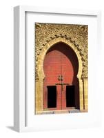 Mausoleum of Moulay Ismail, Meknes, Morocco, North Africa, Africa-Neil-Framed Photographic Print