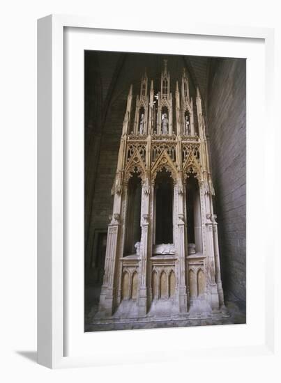 Mausoleum of Pope Innocent VI in a Church-null-Framed Photographic Print