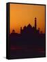 Mausoleum of Taj Mahal at Sunset-null-Framed Stretched Canvas