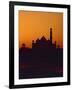 Mausoleum of Taj Mahal at Sunset-null-Framed Photographic Print