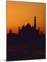 Mausoleum of Taj Mahal at Sunset-null-Mounted Photographic Print