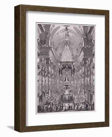 Mausoleum of the Oratoire Du Louvre-Charles Le Brun-Framed Giclee Print