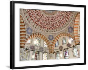 Mausoleum of the Sultans, Aya Sofya, Circa 1566-1603, 16th Century Iznik Tiles, Istanbul, Turkey-Cindy Miller Hopkins-Framed Photographic Print