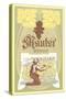 Mautser Wine Label-null-Stretched Canvas