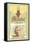 Mautser Wine Label-null-Framed Stretched Canvas