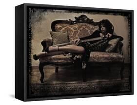 Mauvais Odalisque-Fabio Panichi-Framed Stretched Canvas