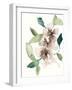 Mauve Flowers I-Jennifer Goldberger-Framed Art Print