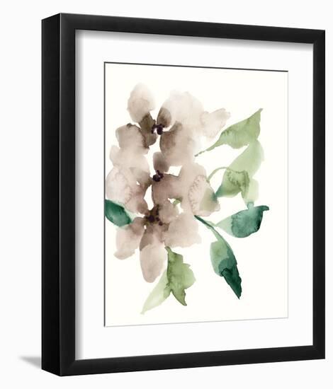 Mauve Flowers II-Jennifer Goldberger-Framed Art Print