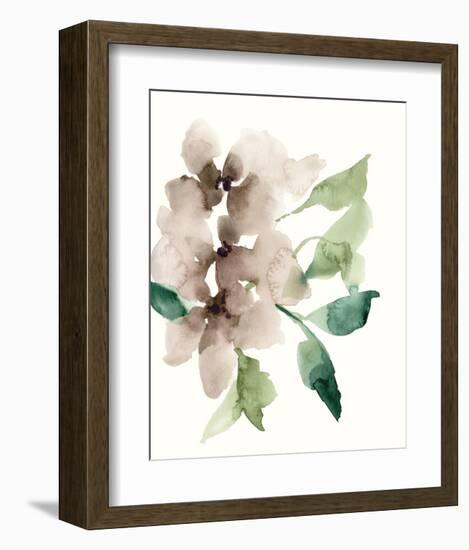 Mauve Flowers II-Jennifer Goldberger-Framed Art Print
