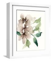 Mauve Flowers II-Jennifer Goldberger-Framed Art Print