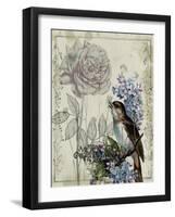 Mauve Melody III-Jennifer Goldberger-Framed Art Print