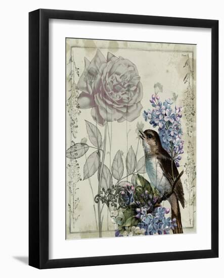 Mauve Melody III-Jennifer Goldberger-Framed Art Print