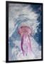 Mauve Stinger Jellyfish (Pelagia Noctiluca), Cap De Creus, Costa Brava, Spain-Reinhard Dirscherl-Framed Photographic Print