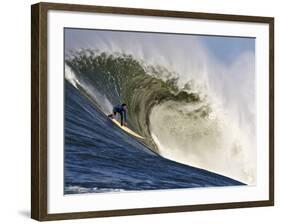 Mavericks Surf Competition 2010, Half Moon Bay, California, Usa-Rebecca Jackrel-Framed Photographic Print