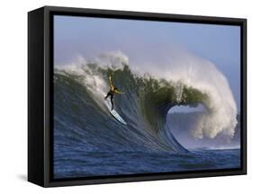 Mavericks Surf Competition 2010, Half Moon Bay, California, Usa-Rebecca Jackrel-Framed Stretched Canvas