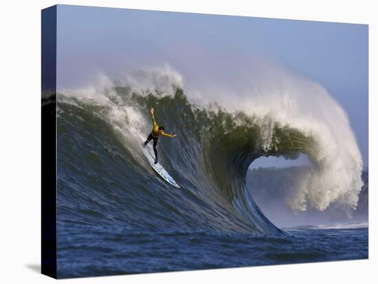 Mavericks Surf Competition 2010, Half Moon Bay, California, Usa-Rebecca Jackrel-Stretched Canvas