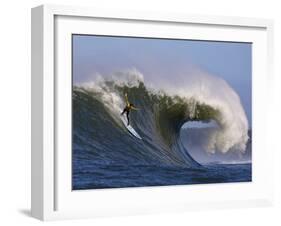 Mavericks Surf Competition 2010, Half Moon Bay, California, Usa-Rebecca Jackrel-Framed Photographic Print