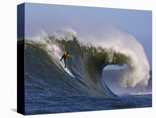 Mavericks Surf Competition 2010, Half Moon Bay, California, Usa-Rebecca Jackrel-Stretched Canvas