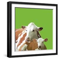 Mavis and Molly-Linda Wood-Framed Giclee Print