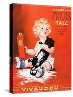 Mavis Talc Cats Talcum Powder, USA, 1920-null-Stretched Canvas