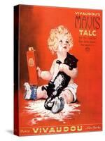 Mavis Talc Cats Talcum Powder, USA, 1920-null-Stretched Canvas