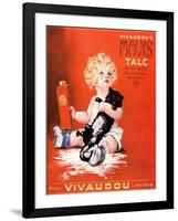 Mavis Talc Cats Talcum Powder, USA, 1920-null-Framed Giclee Print