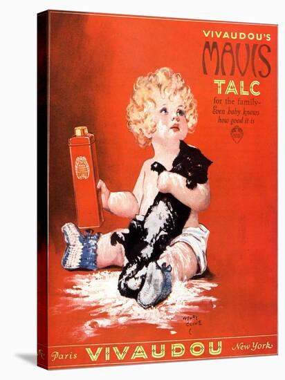 Mavis Talc Cats Talcum Powder, USA, 1920-null-Stretched Canvas