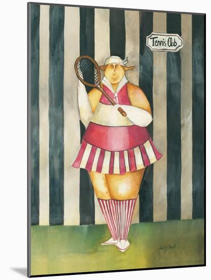 Mavis, Tennis Mavin-Jennifer Garant-Mounted Giclee Print
