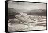 Mawddach Estuary at Low Tide, Barmouth, Snowdonia National Park, Gwynedd, Wales, May 2012-Peter Cairns-Framed Stretched Canvas