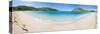 Mawun Beach, South Lombok, a Panorama Showing the Whole Half Moon Bay, Indonesia, Southeast Asia-Matthew Williams-Ellis-Stretched Canvas