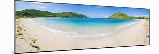 Mawun Beach, South Lombok, a Panorama Showing the Whole Half Moon Bay, Indonesia, Southeast Asia-Matthew Williams-Ellis-Mounted Photographic Print