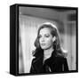 MAX and LES FERRAILLEURS, 1970 directed by CLAUDE SAUTET Romy Schneider (b/w photo)-null-Framed Stretched Canvas