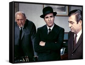 Max and les Ferrailleurs by Claude Sautet with Georges Wilson, Michel Piccoli and Francois Perier, -null-Framed Stretched Canvas