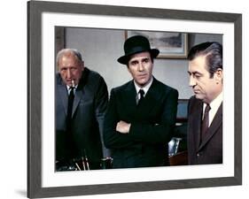 Max and les Ferrailleurs by Claude Sautet with Georges Wilson, Michel Piccoli and Francois Perier, -null-Framed Photo