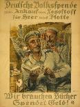 "We Need Books, Donate Money!", 1917-Max Antlers-Laminated Giclee Print