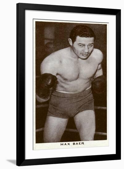 Max Baer, American Boxer, 1938-null-Framed Giclee Print