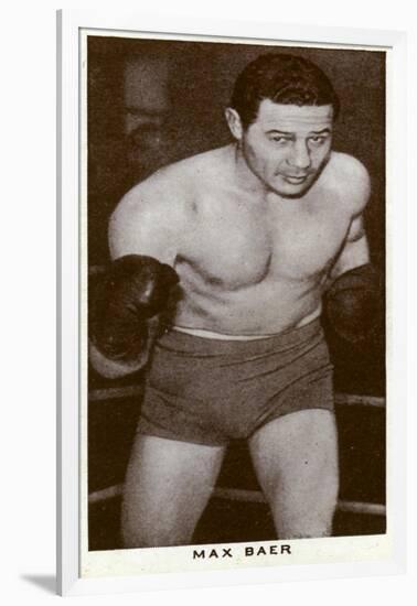 Max Baer, American Boxer, 1938-null-Framed Giclee Print