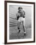 Max Baer, Former World Heavyweight Champion at His Training Camp in Speculator, Ny-null-Framed Photo