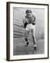 Max Baer, Former World Heavyweight Champion at His Training Camp in Speculator, Ny-null-Framed Photo