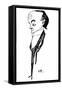 Max Beerbohm (1872-195), British Writer and Caricaturist, 1901-Laurence Houseman-Framed Stretched Canvas