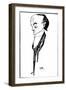 Max Beerbohm (1872-195), British Writer and Caricaturist, 1901-Laurence Houseman-Framed Giclee Print