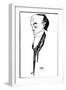 Max Beerbohm (1872-195), British Writer and Caricaturist, 1901-Laurence Houseman-Framed Giclee Print