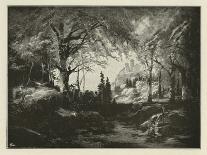 The Woodland Glade in Tannhäuser-Max Bruckner-Framed Giclee Print