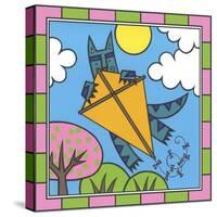 Max Cat Kite 2-Denny Driver-Stretched Canvas