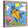 Max Cat Kite 2-Denny Driver-Stretched Canvas