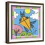 Max Cat Kite 2-Denny Driver-Framed Giclee Print