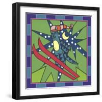 Max Cat Skiing 1-Denny Driver-Framed Premium Giclee Print