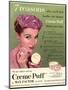 Max Factor, Creme Puff Foundation Powder Make-Up, UK, 1950-null-Mounted Giclee Print