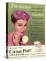 Max Factor, Creme Puff Foundation Powder Make-Up, UK, 1950-null-Stretched Canvas