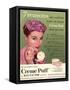 Max Factor, Creme Puff Foundation Powder Make-Up, UK, 1950-null-Framed Stretched Canvas